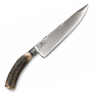 Faca Inox Forjado 9 Polegadas - Chifre de Cervo