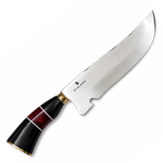 Picanheira Artesanal Aço Inox 8 Polegadas - Cabo Premium