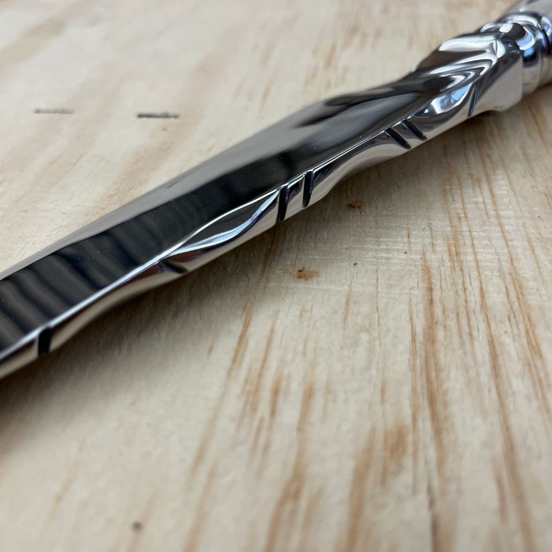 Faca Artesanal Forjada Inox 8” Dorso Espesso 7mm - Cabo Premium Faca Artesanal Forjada Inox 8” Dorso Espesso 7mm - Cabo Premium - Imagem 5