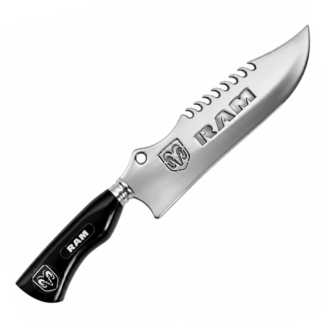 Picanheira Aço Inox 10" 2,5mm Cabo Resina Detalhe Dodge Ram